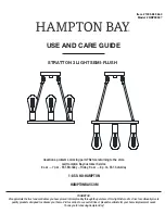 HAMPTON BAY HDP00007 Use And Care Manual preview