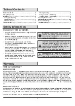 Preview for 2 page of HAMPTON BAY HDP90084BL Use And Care Manual