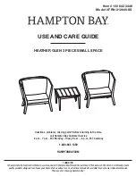 HAMPTON BAY HEATHER GLEN FRN-312640-SS Use And Care Manual preview