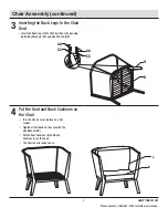 Preview for 7 page of HAMPTON BAY HEATHER GLEN FRN-312640-SS Use And Care Manual