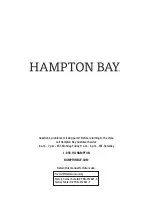 Предварительный просмотр 14 страницы HAMPTON BAY HEATHER GLEN FRN-312641 Use And Care Manual