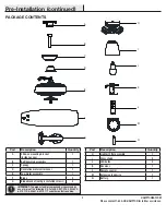 Предварительный просмотр 5 страницы HAMPTON BAY HOLLIS 52196 Use And Care Manual