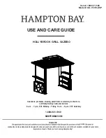 HAMPTON BAY HOLLY BROOK GG-11078-ASP Use And Care Manual предпросмотр