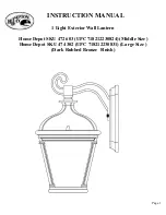 HAMPTON BAY Home Depot 472 603 Manual preview