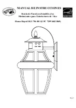 Предварительный просмотр 9 страницы HAMPTON BAY Home Depot 756-001 Instruction Manual