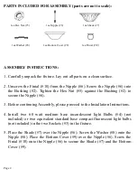 Preview for 4 page of HAMPTON BAY Home Depot SKU 401-718 Instruction Manual