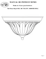 Preview for 9 page of HAMPTON BAY Home Depot SKU 401-718 Instruction Manual