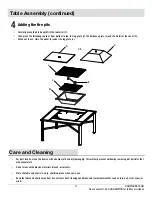 Предварительный просмотр 11 страницы HAMPTON BAY HOUSTON FSS10036R-ST Use And Care Manual