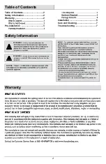 Preview for 2 page of HAMPTON BAY HRR1691L Use And Care Manual