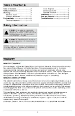 Preview for 2 page of HAMPTON BAY JBO1691A-4 Use And Care Manual