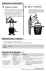 Предварительный просмотр 15 страницы HAMPTON BAY JBO1691A-5/ORB Use And Care Manual