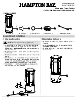 HAMPTON BAY JWX2811LS Use And Care Manual preview