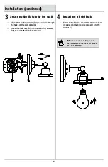 Предварительный просмотр 6 страницы HAMPTON BAY KFN1303AX-01/BN Use And Care Manual