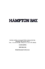 Предварительный просмотр 8 страницы HAMPTON BAY KFN1303AX-01/BN Use And Care Manual