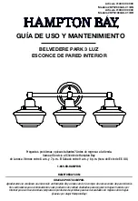 Предварительный просмотр 9 страницы HAMPTON BAY KFN1303AX-01/BN Use And Care Manual