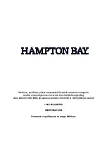 Предварительный просмотр 25 страницы HAMPTON BAY KFN1303AX-01/BN Use And Care Manual