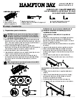 Preview for 7 page of HAMPTON BAY KJC2601LL-01 Use And Care Manual