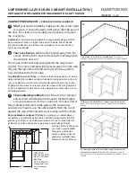 HAMPTON BAY Lazy Susan KBLS36-SW Installation Instructions предпросмотр