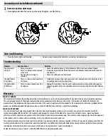 Предварительный просмотр 2 страницы HAMPTON BAY LBM1501LX-02 Use And Care Manual