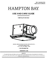 Preview for 1 page of HAMPTON BAY LDS-BF2002 Use And Care Manual