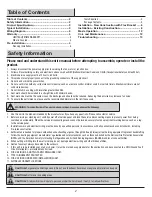 Preview for 2 page of HAMPTON BAY LDS-BF2002 Use And Care Manual