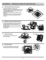 Preview for 10 page of HAMPTON BAY LDS-BF2002 Use And Care Manual