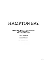 Preview for 14 page of HAMPTON BAY LDS-BF2002 Use And Care Manual