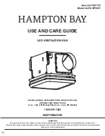 HAMPTON BAY LDS-BF3001 Use And Care Manual preview