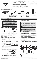 Предварительный просмотр 3 страницы HAMPTON BAY LDS-WS2BL3000K Use And Care Manual