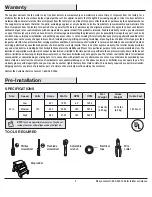 Предварительный просмотр 3 страницы HAMPTON BAY LEROY 37810 Use And Care Manual