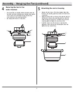 Предварительный просмотр 8 страницы HAMPTON BAY LEROY 37810 Use And Care Manual