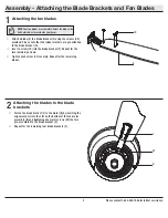 Предварительный просмотр 9 страницы HAMPTON BAY LEROY 37810 Use And Care Manual