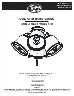 HAMPTON BAY LK-GZL Use And Care Manual preview