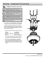 Предварительный просмотр 9 страницы HAMPTON BAY LOOMIS YG990-MBK Use And Care Manual