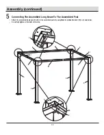 Предварительный просмотр 10 страницы HAMPTON BAY LORSTON 12 X 12 FT GAZEBO GFM30731E Use And Care Manual