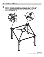 Предварительный просмотр 13 страницы HAMPTON BAY LORSTON 12 X 12 FT GAZEBO GFM30731E Use And Care Manual