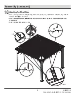 Предварительный просмотр 23 страницы HAMPTON BAY LORSTON 12 X 12 FT GAZEBO GFM30731E Use And Care Manual