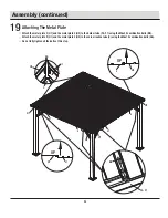 Предварительный просмотр 24 страницы HAMPTON BAY LORSTON 12 X 12 FT GAZEBO GFM30731E Use And Care Manual