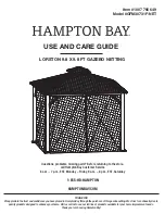 Preview for 1 page of HAMPTON BAY LORSTON GFM30731F-NET Use And Care Manual