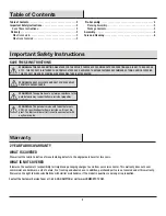 Preview for 2 page of HAMPTON BAY LORSTON GFM30731F-NET Use And Care Manual