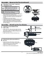 Предварительный просмотр 11 страницы HAMPTON BAY LOWRY 52-LOWRY Use And Care Manual