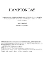 Предварительный просмотр 36 страницы HAMPTON BAY LOWRY 52-LOWRY Use And Care Manual