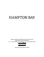 Предварительный просмотр 16 страницы HAMPTON BAY LURELANE HB7100-43 Use And Care Manual