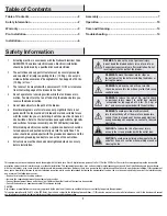 Предварительный просмотр 2 страницы HAMPTON BAY LUXENBERG EF200P-36 Use And Care Manual