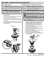 Предварительный просмотр 9 страницы HAMPTON BAY LUXENBERG EF200P-36 Use And Care Manual