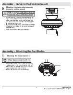 Предварительный просмотр 11 страницы HAMPTON BAY LUXENBERG EF200P-36 Use And Care Manual