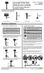 Предварительный просмотр 3 страницы HAMPTON BAY LWP-P1BR3000KA2 Use And Care Manual