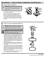 Preview for 23 page of HAMPTON BAY LYNDHURST 51015 Use And Care Manual