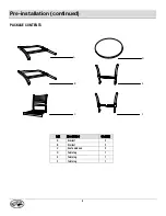 Preview for 4 page of HAMPTON BAY MADISON 13H-001-3SS Use And Care Manual