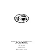 Preview for 8 page of HAMPTON BAY MADISON 13H-001-3SS Use And Care Manual